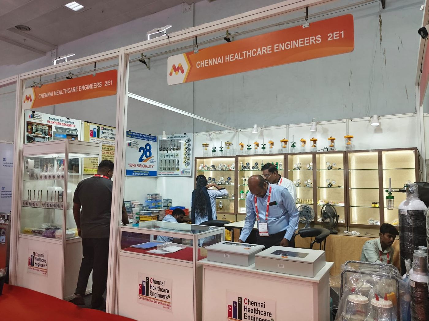 Medicall Exhibition - Chennai Healthcare Engineers exhibition stall 2E1