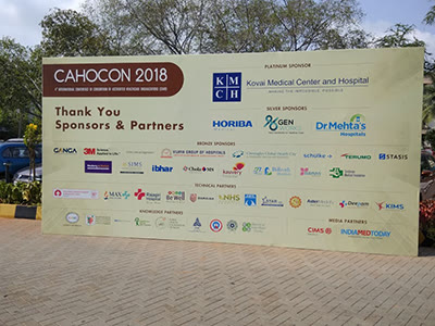 CAHOCON 2018 registration and hospitality desk