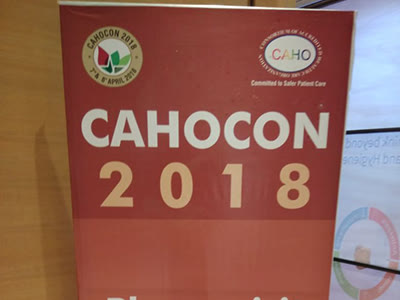 Chennai Healthcare Engineers exhibition stall at CAHOCON 2018