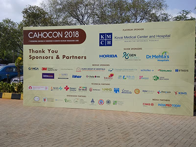 CAHOCON 2018 conference hall session